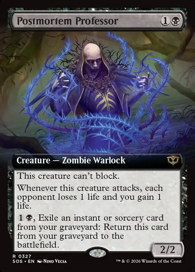 Card image of Postmortem Professor