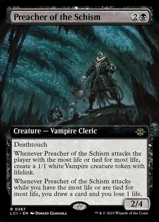 Card image of Preacher of the Schism