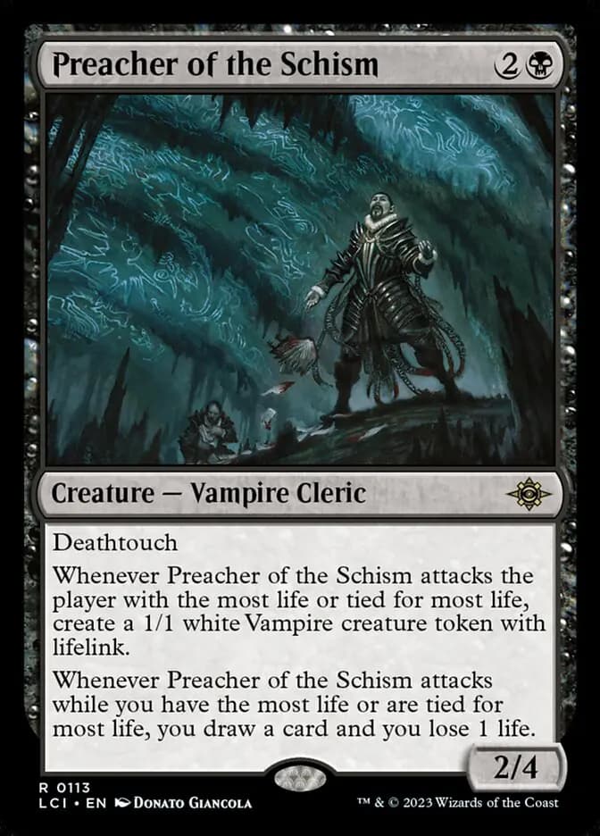 Card image of Preacher of the Schism