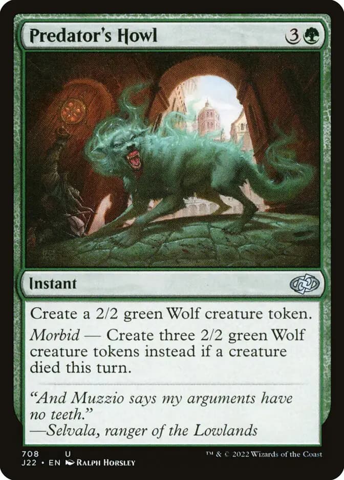 Card image of Predator's Howl