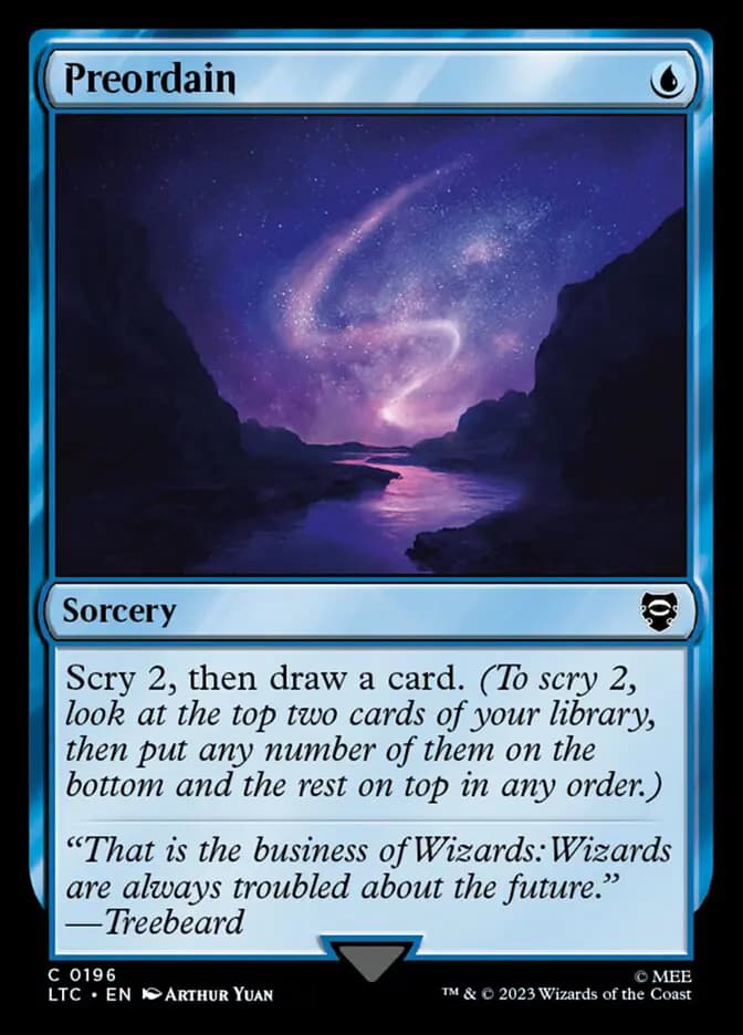 Card image of Preordain