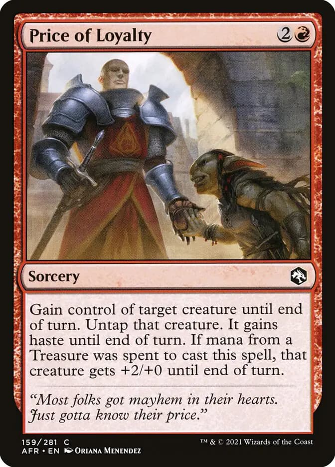 Card image of Price of Loyalty