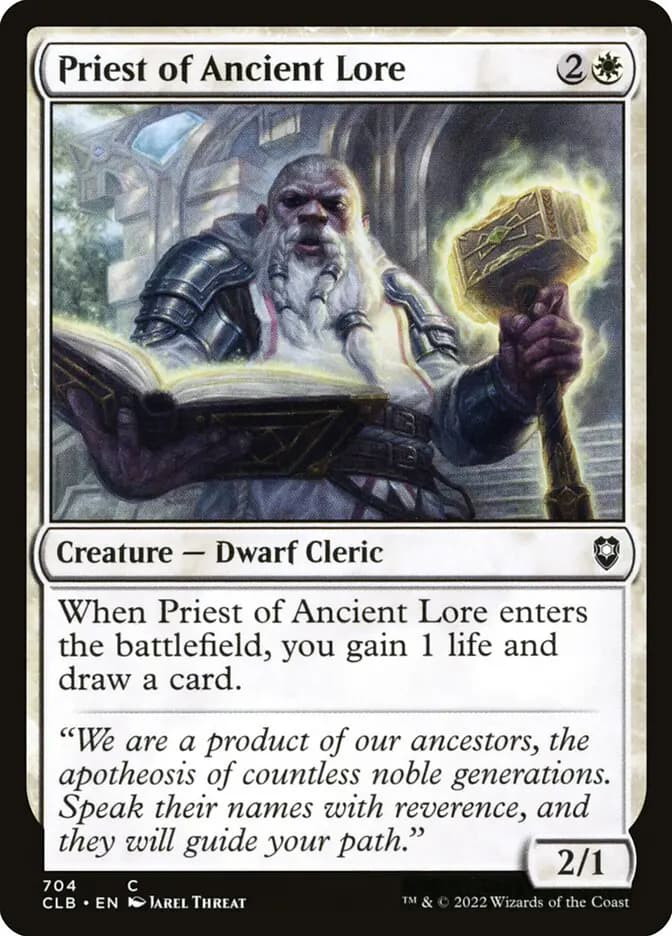 Card image of Priest of Ancient Lore