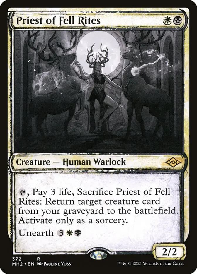 Card image of Priest of Fell Rites