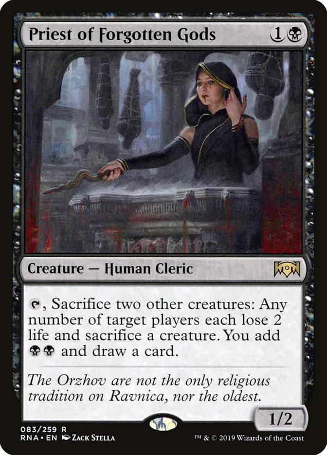 Card image of Priest of Forgotten Gods