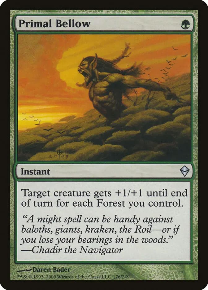 Card image of Primal Bellow