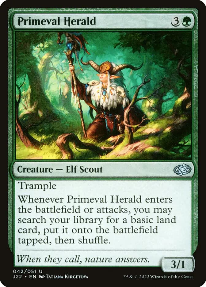 Card image of Primeval Herald