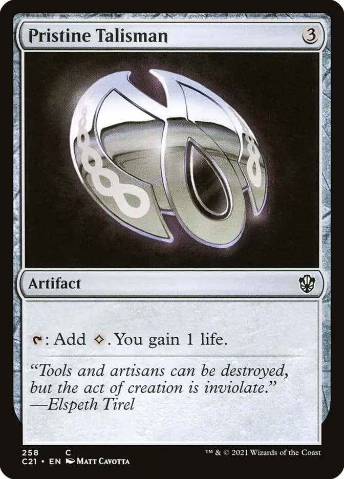 Card image of Pristine Talisman