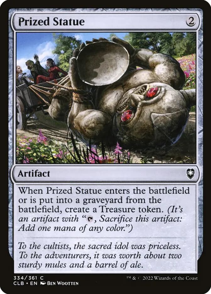 Card image of Prized Statue