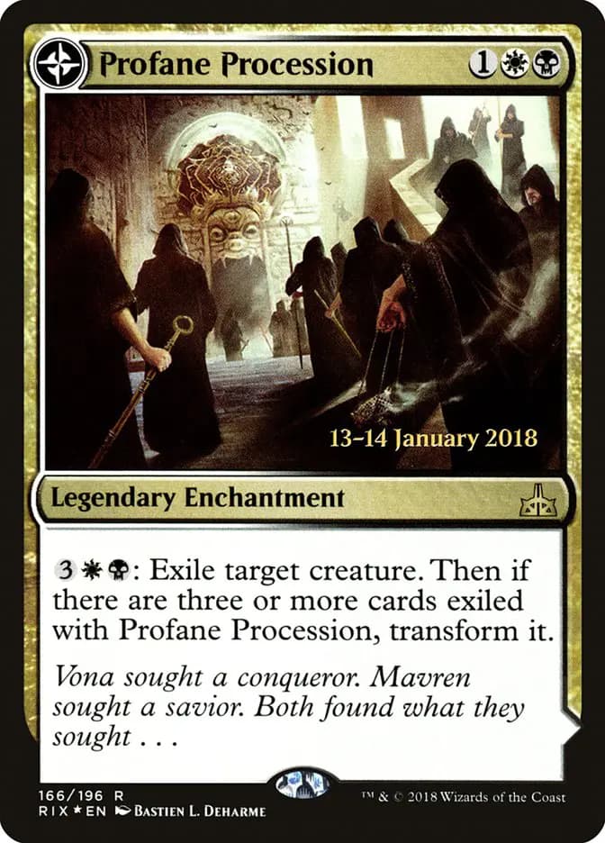 Card image of Profane Procession / Tomb of the Dusk Rose