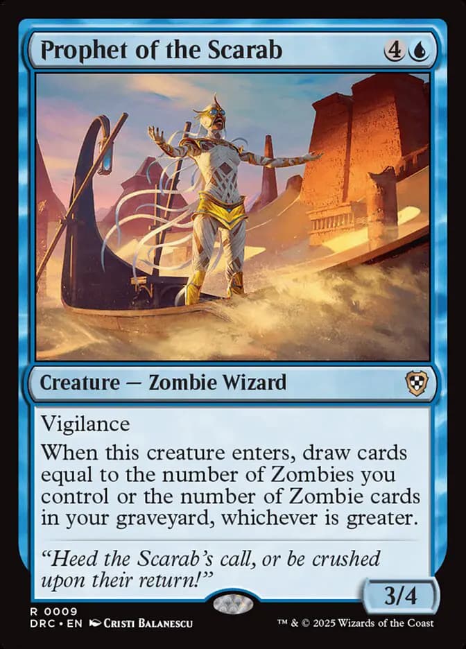Card image of Prophet of the Scarab