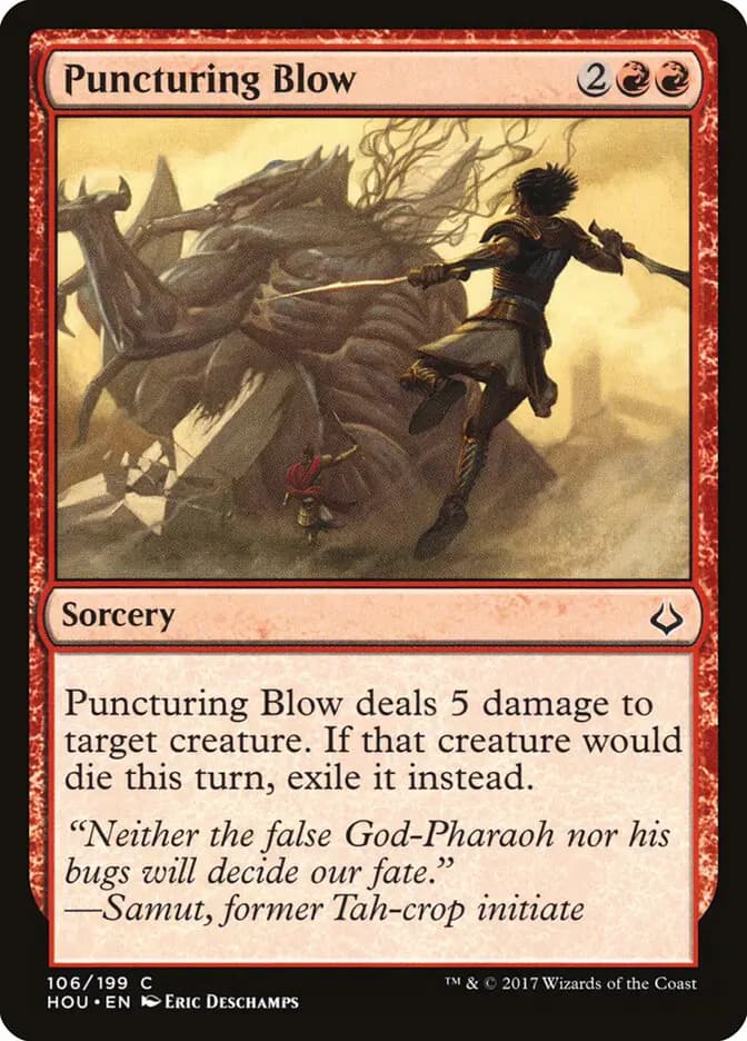 Card image of Puncturing Blow