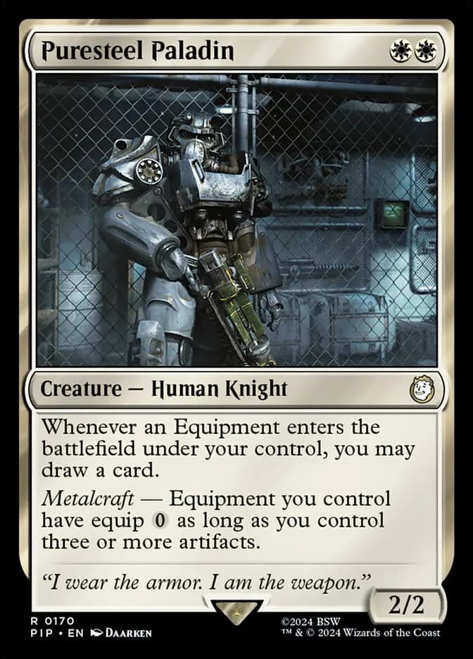 Card image of Puresteel Paladin