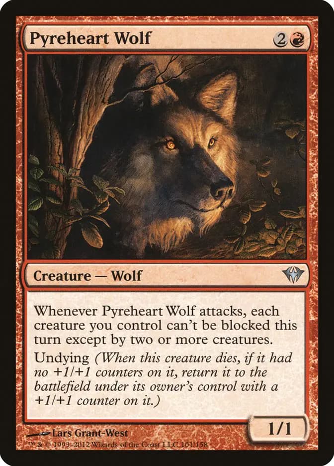 Card image of Pyreheart Wolf