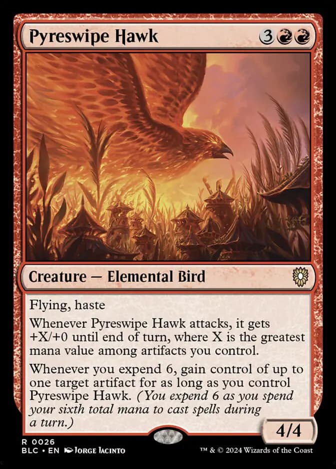 Card image of Pyreswipe Hawk