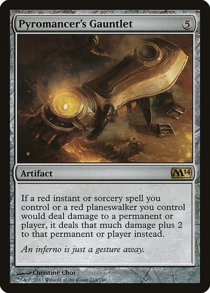 Card image of Pyromancer's Gauntlet