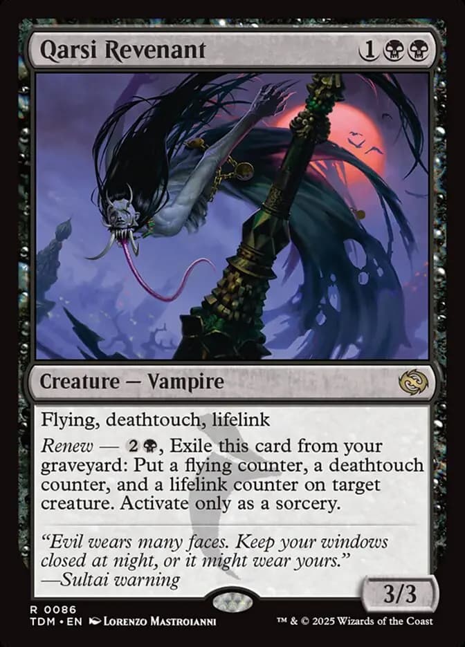 Card image of Qarsi Revenant