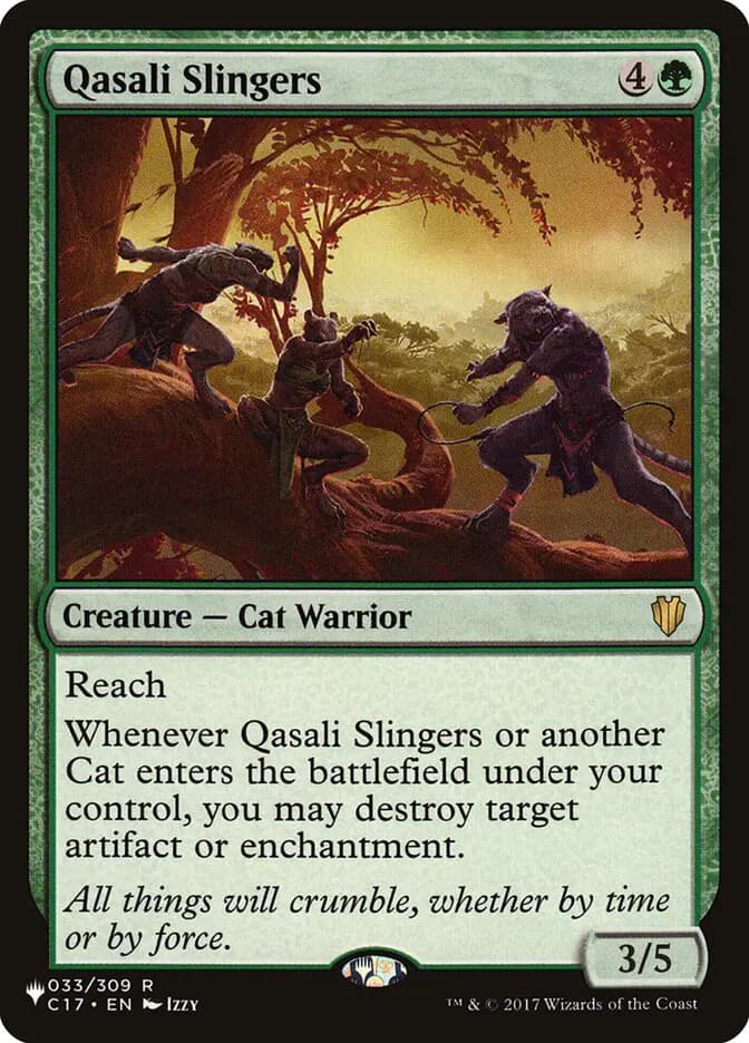 Card image of Qasali Slingers