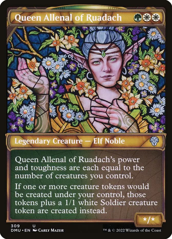 Card image of Queen Allenal of Ruadach