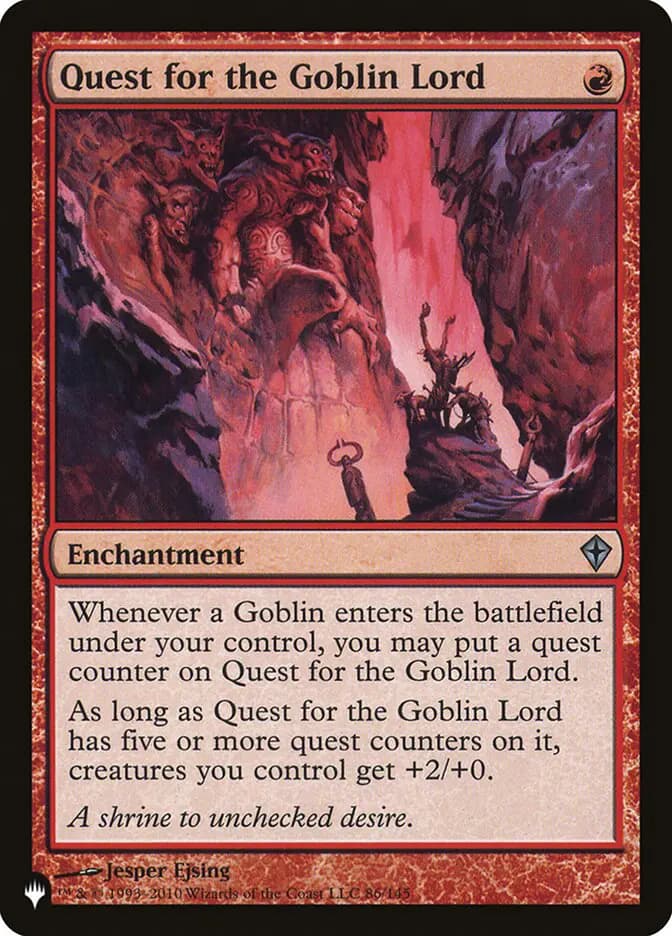 Card image of Quest for the Goblin Lord