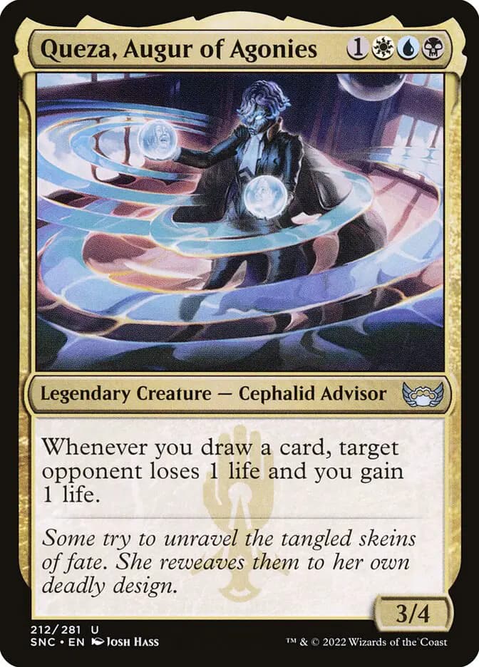 Card image of Queza, Augur of Agonies