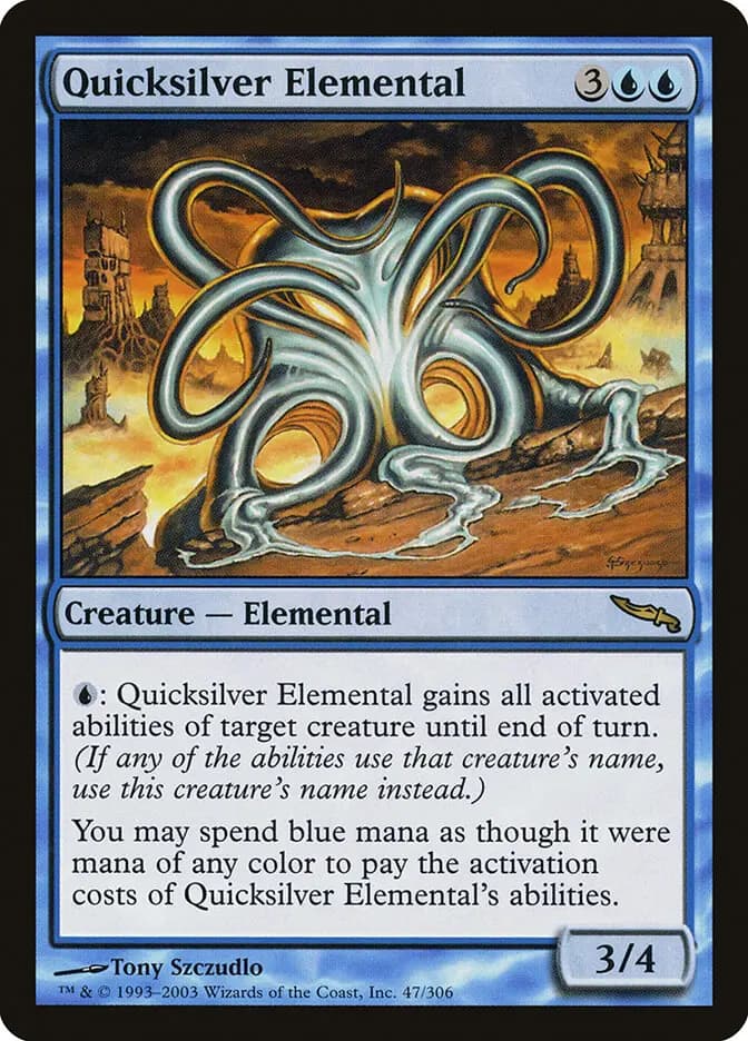 Card image of Quicksilver Elemental