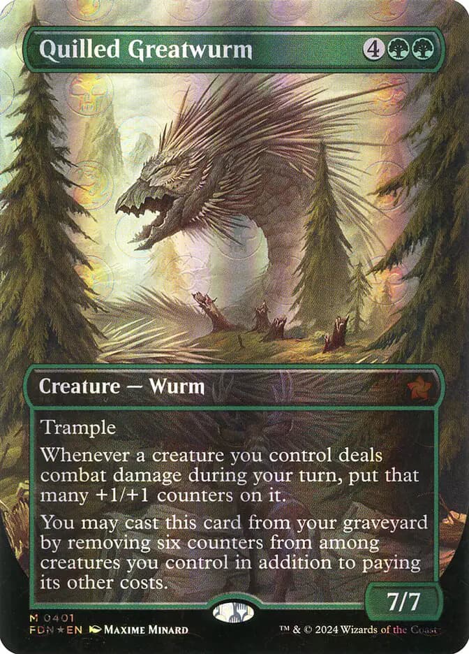 Card image of Quilled Greatwurm