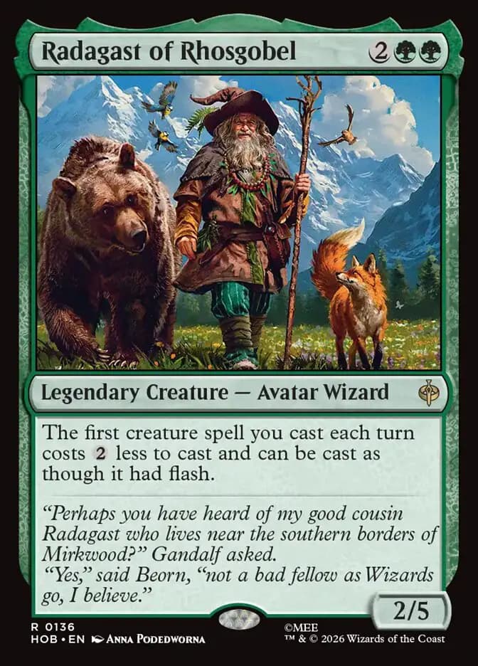 Card image of Radagast of Rhosgobel
