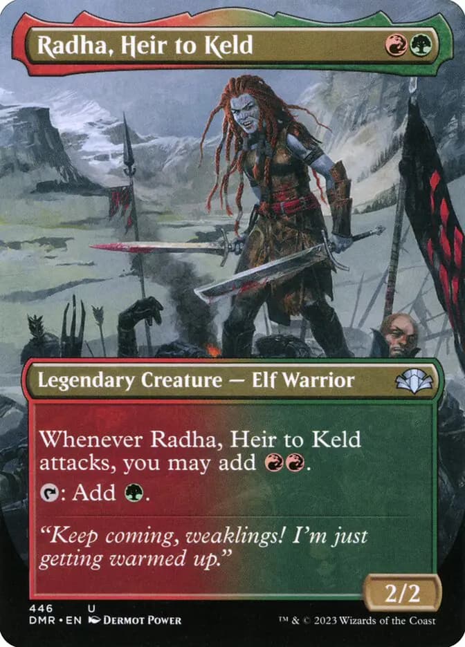 Card image of Radha, Heir to Keld