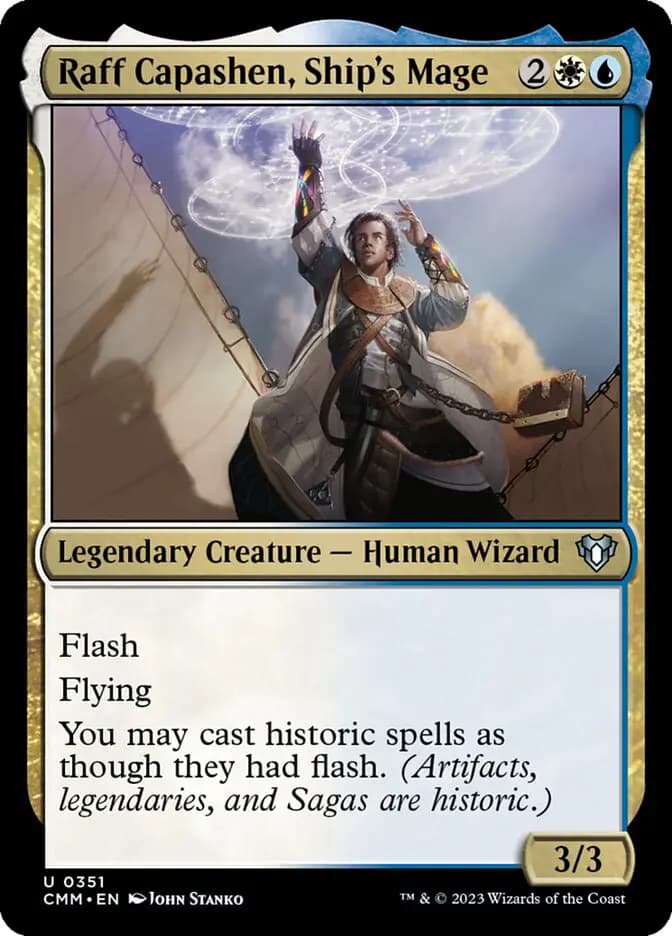 Card image of Raff Capashen, Ship's Mage