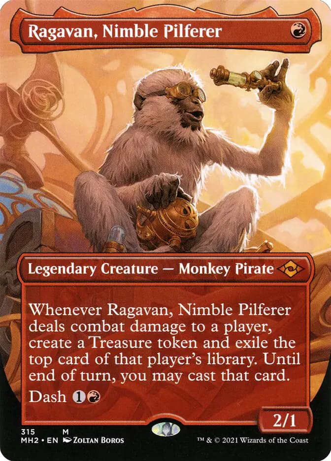 Card image of Ragavan, Nimble Pilferer