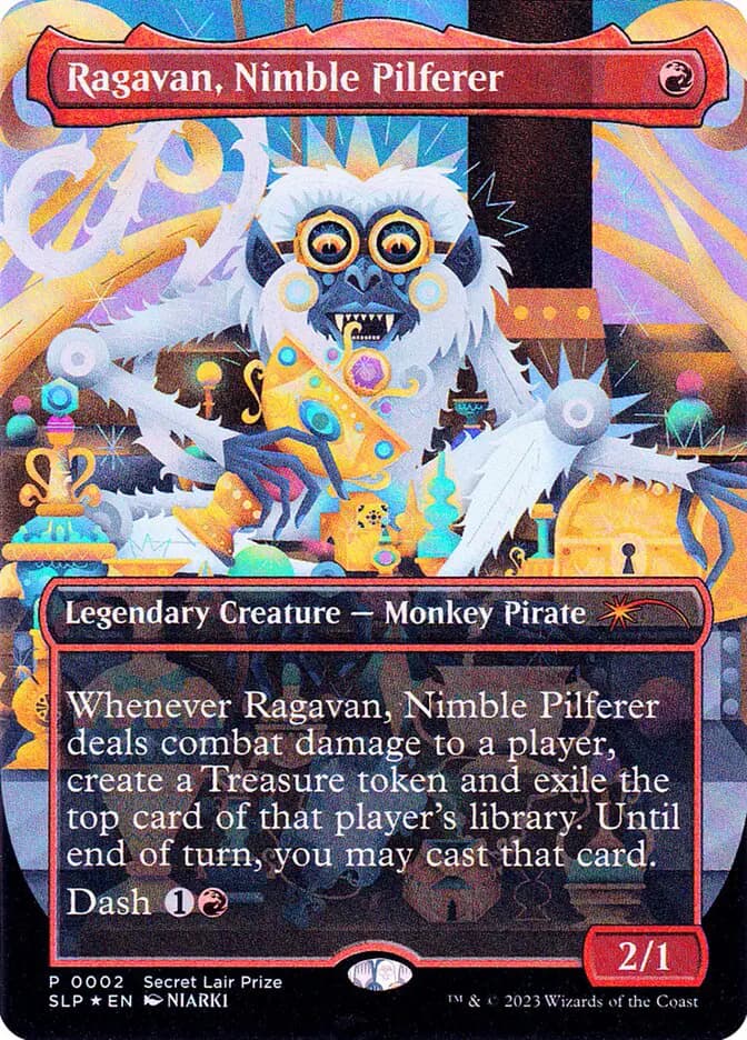 Card image of Ragavan, Nimble Pilferer