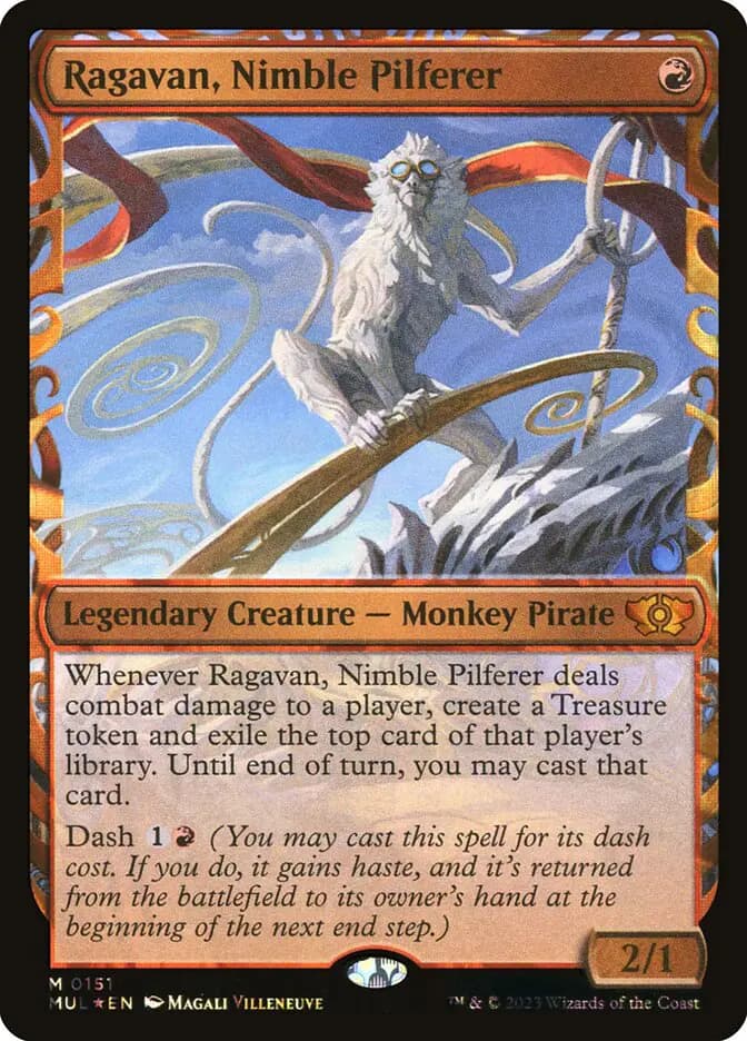 Card image of Ragavan, Nimble Pilferer