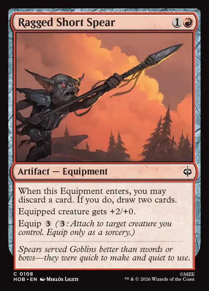 Card image of Ragged Short Spear