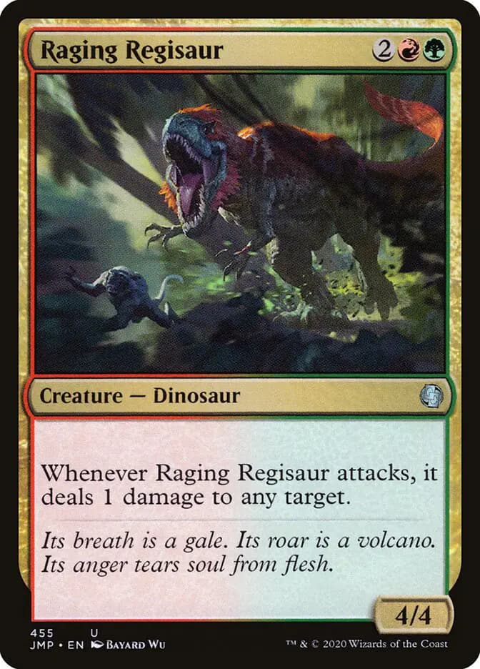 Card image of Raging Regisaur