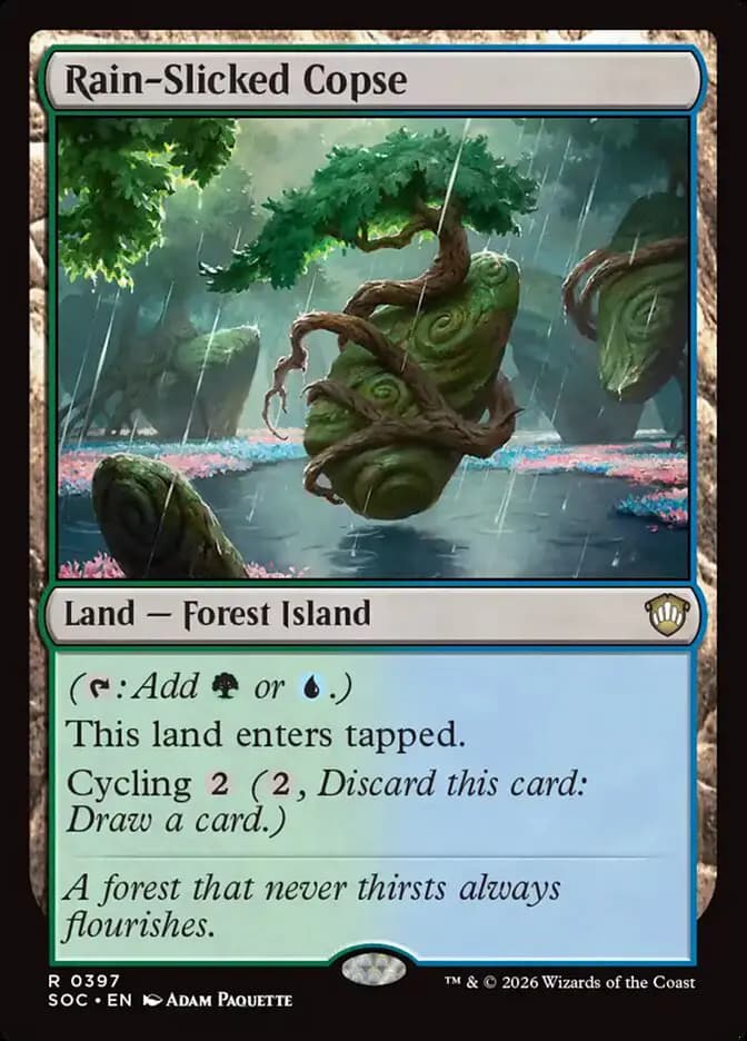 Card image of Rain-Slicked Copse