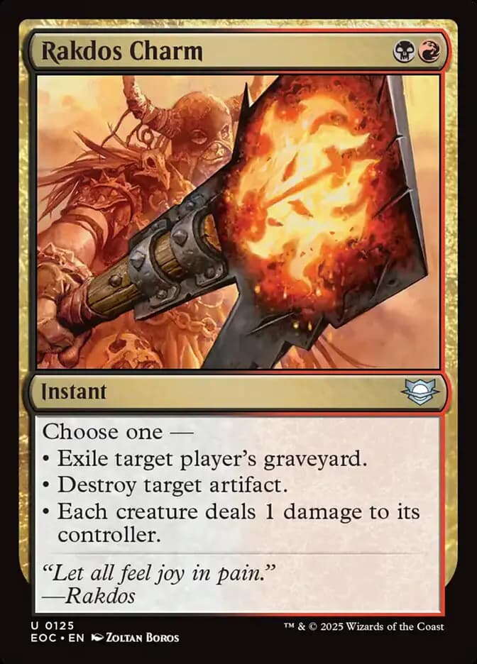 Card image of Rakdos Charm