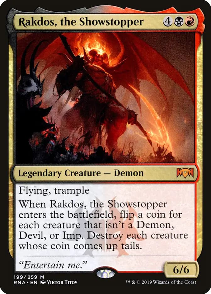 Card image of Rakdos, the Showstopper