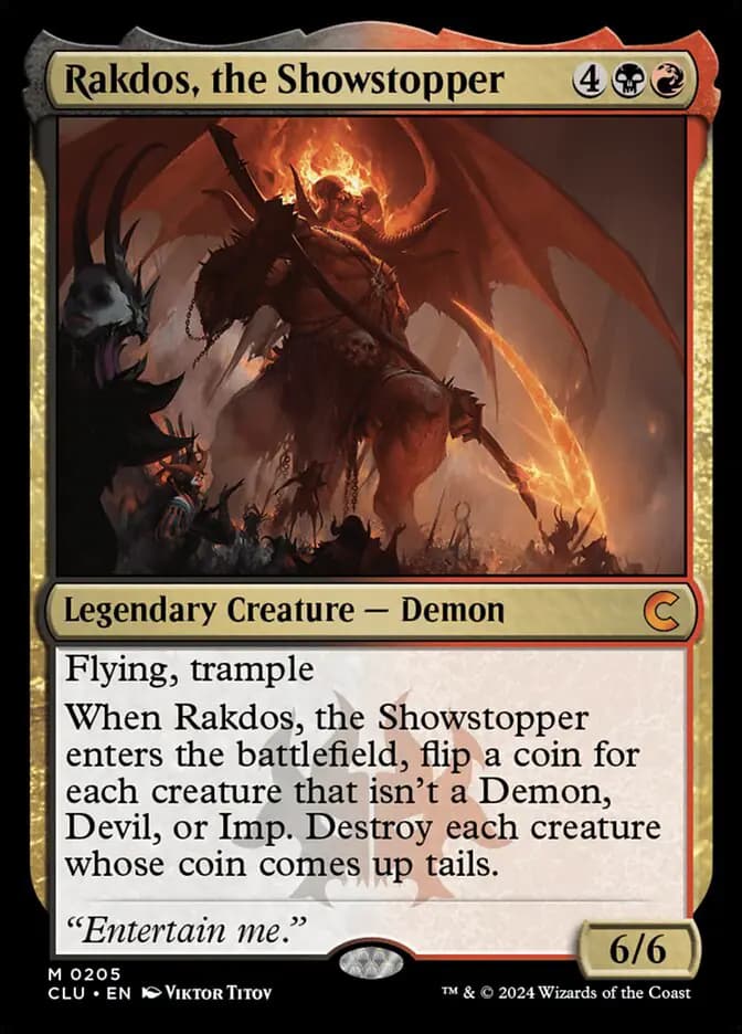 Card image of Rakdos, the Showstopper