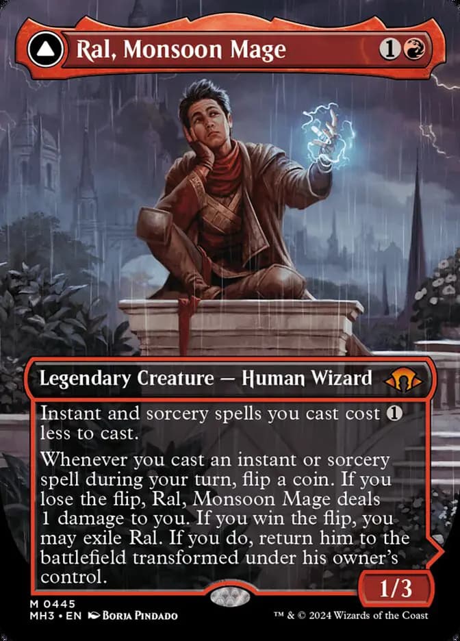 Card image of Ral, Monsoon Mage / Ral, Leyline Prodigy