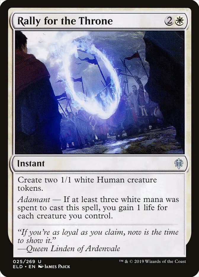 Card image of Rally for the Throne