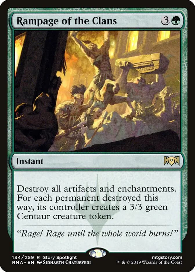 Card image of Rampage of the Clans