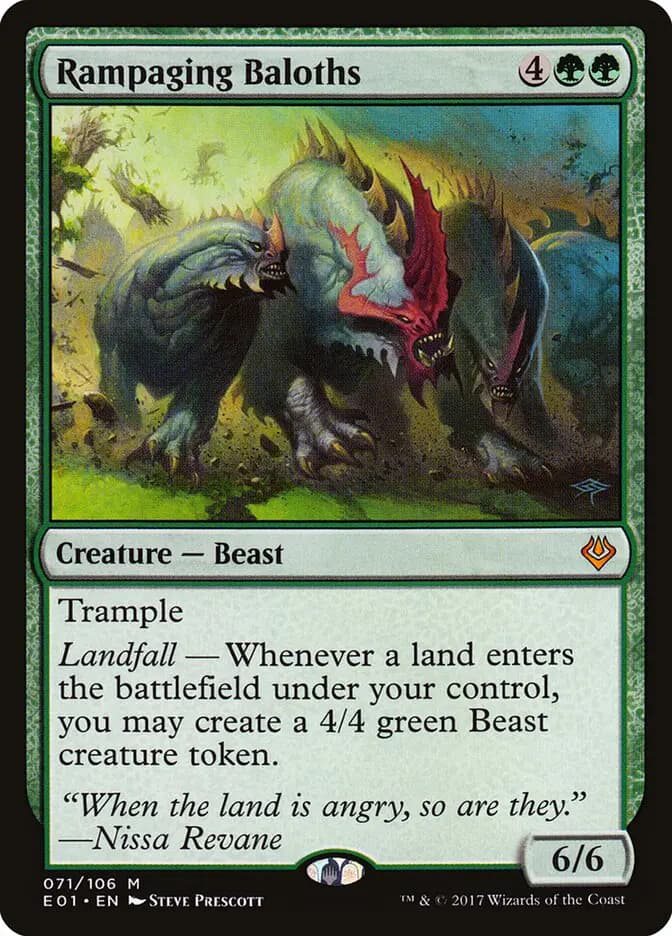 Card image of Rampaging Baloths