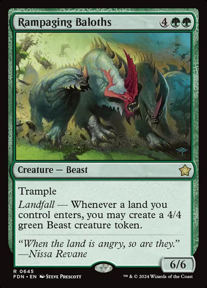 Card image of Rampaging Baloths