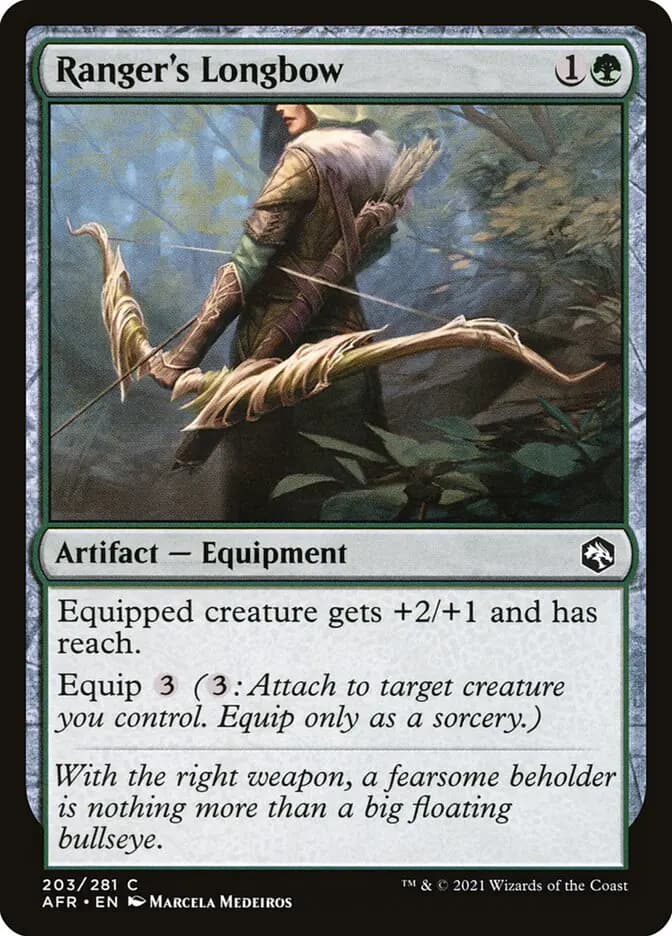 Card image of Ranger's Longbow