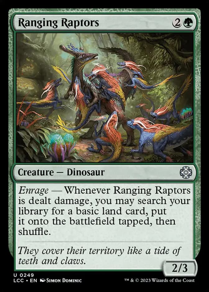 Card image of Ranging Raptors