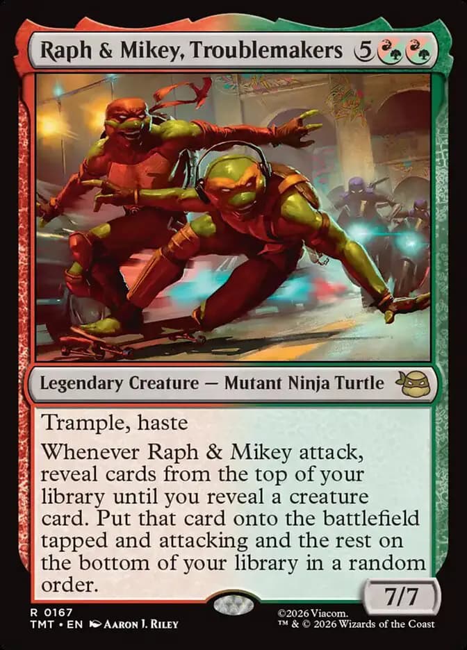 Card image of Raph & Mikey, Troublemakers