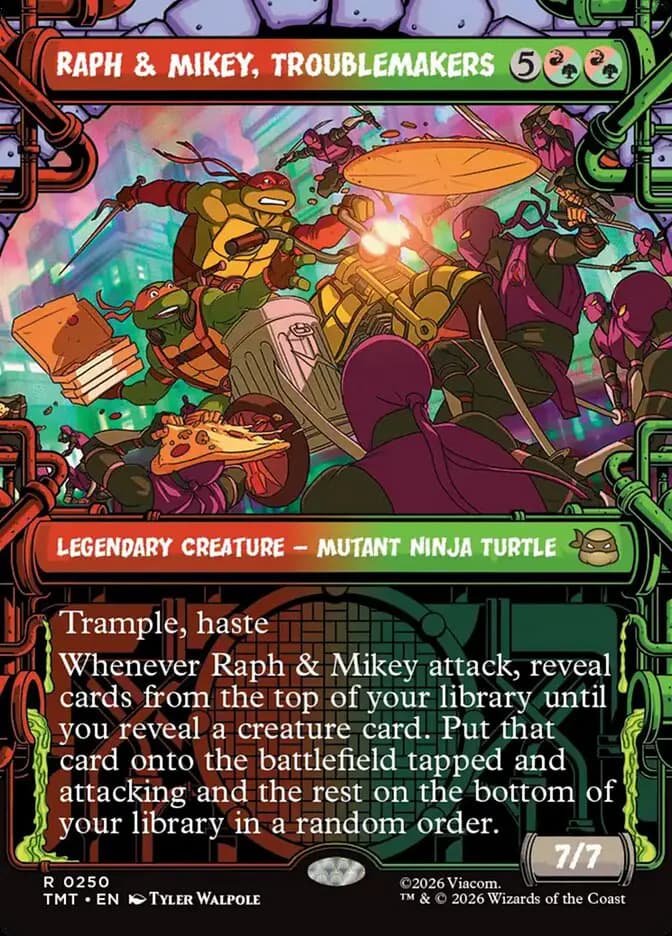 Card image of Raph & Mikey, Troublemakers