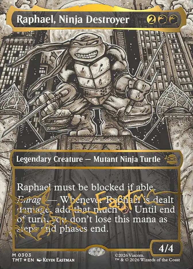 Card image of Raphael, Ninja Destroyer
