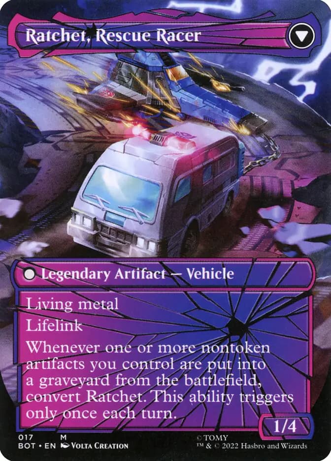 Card image of Ratchet, Field Medic / Ratchet, Rescue Racer